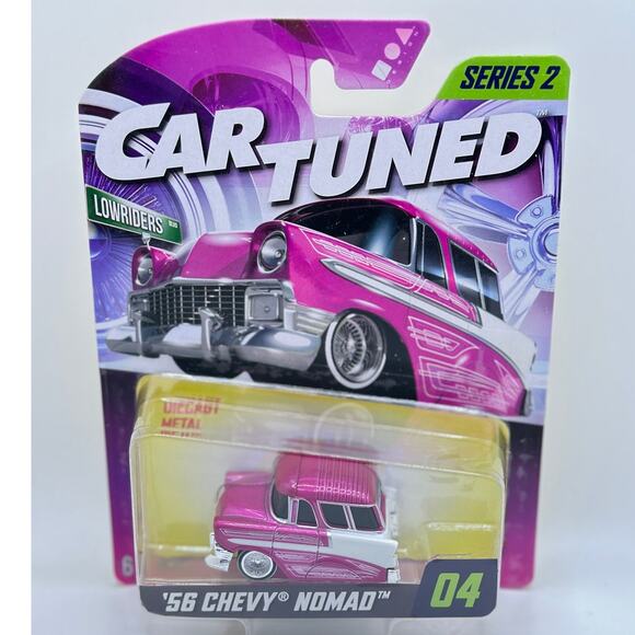 Car Tuned Series 1 1956 Chevy Nomad #04 Pink - Picture 1 of 2